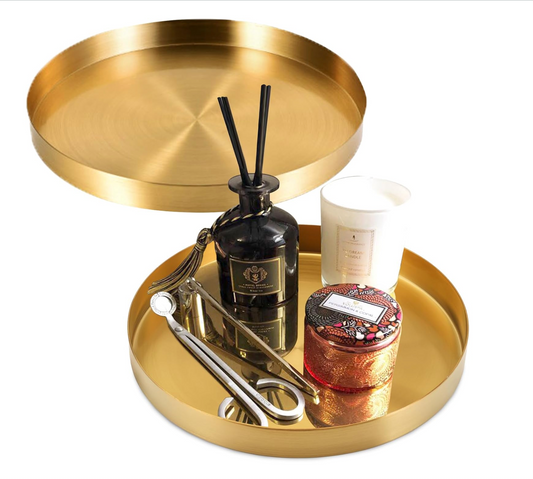 Deluxe Candle & Accessories Tray Set
